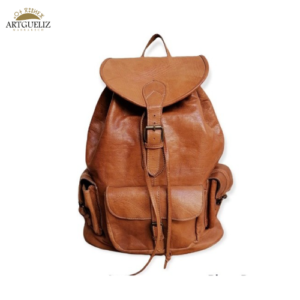 Sac à dos fait main en cuir (marocain)